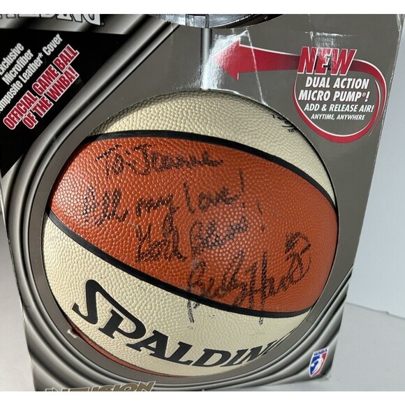 WNBA Becky Hammon Auto Autographed Spalding Infusion Official Game Ball WNBA - Picture 1 of 12